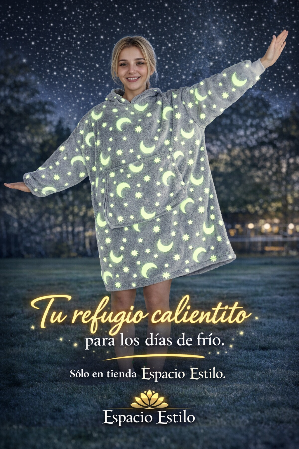 ✨ Polerón Polar – Luna Brillante