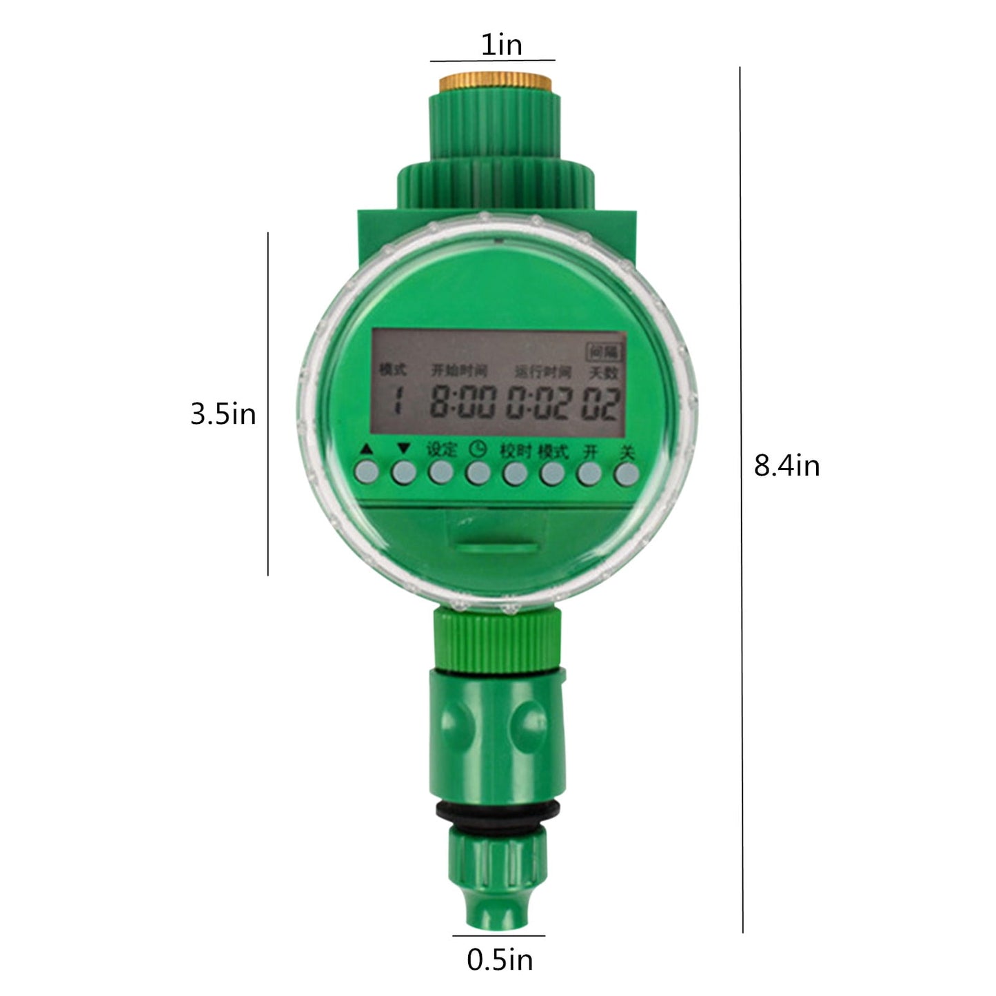 🌱 Temporizador de Riego Digital + Sistema de Micro Goteo
