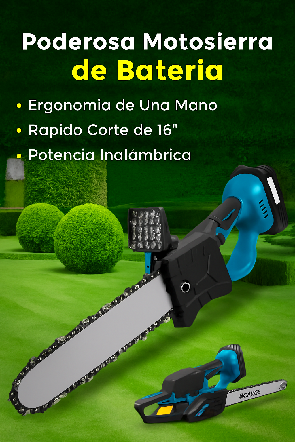 🌿 Motosierra Eléctrica TASBEL