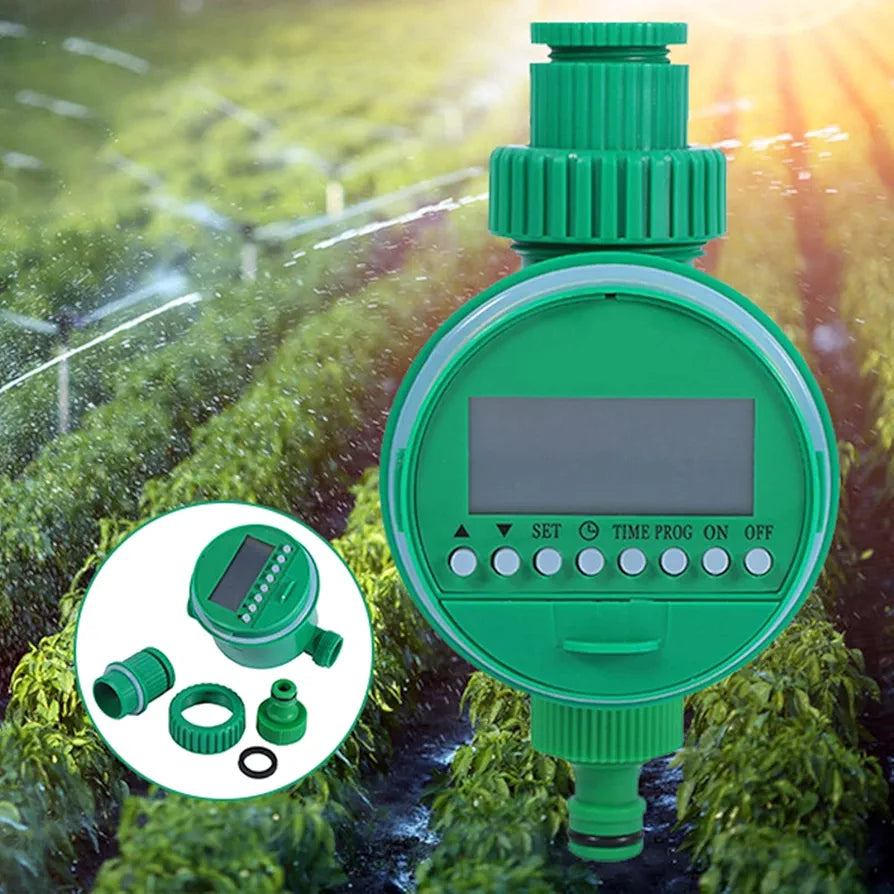 🌱 Temporizador de Riego Digital + Sistema de Micro Goteo
