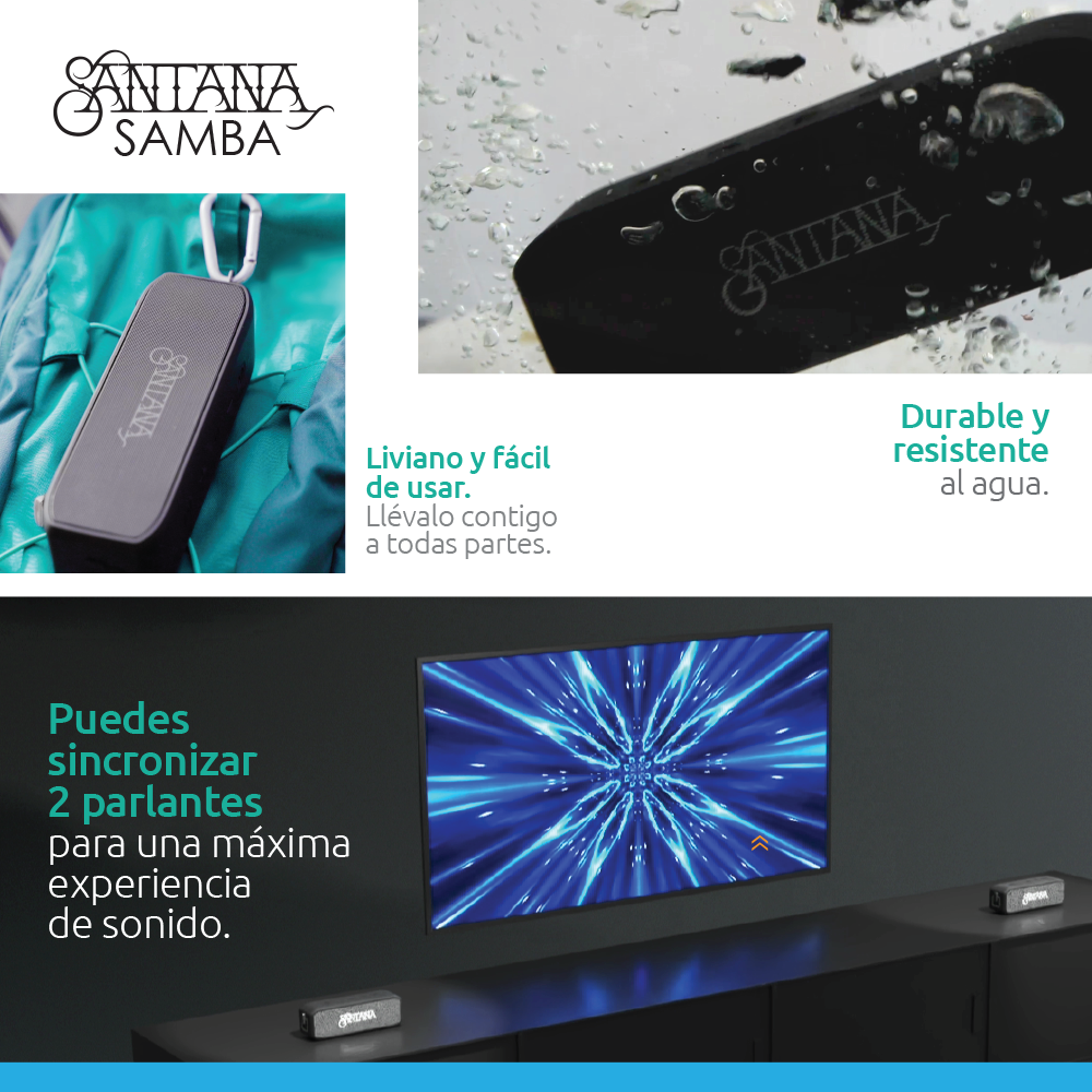 PARLANTE BLUETOOTH SANTANA 5.1