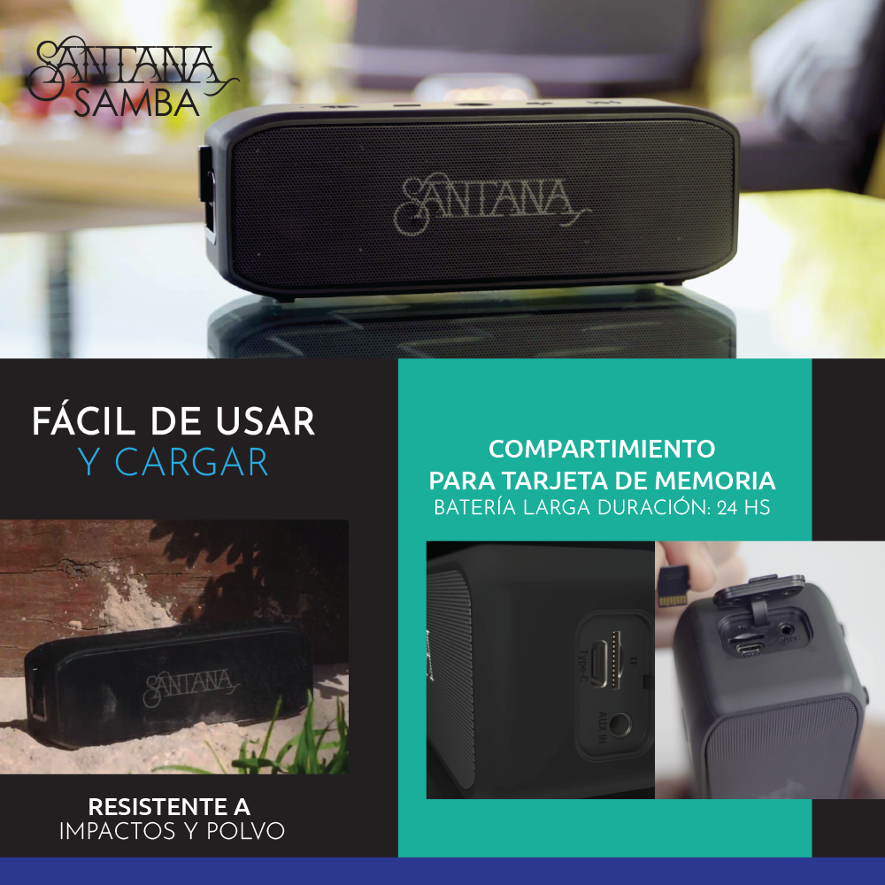 PARLANTE BLUETOOTH SANTANA 5.1