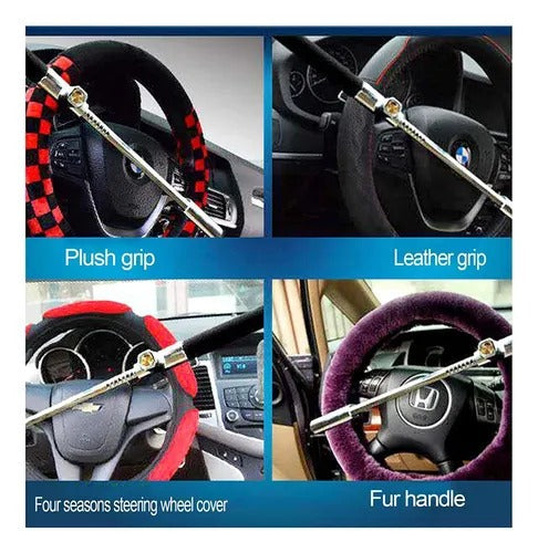 Compatibilidad con distintos tipos de volante - agarre de peluche, cuero y piel