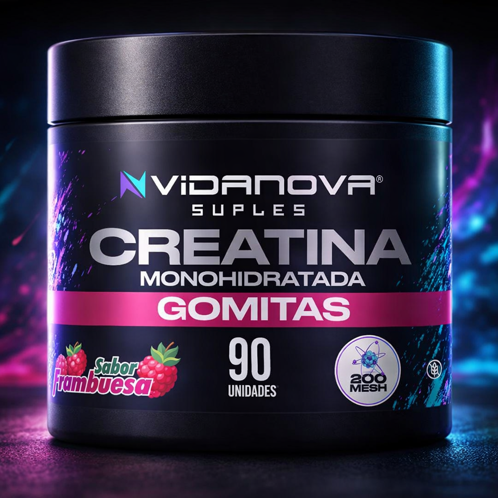 GOMITAS CREATINA FRAMBUESA