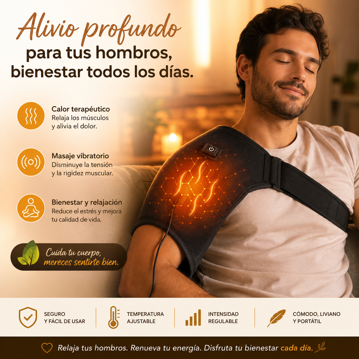 Almohadilla Térmica para Hombro