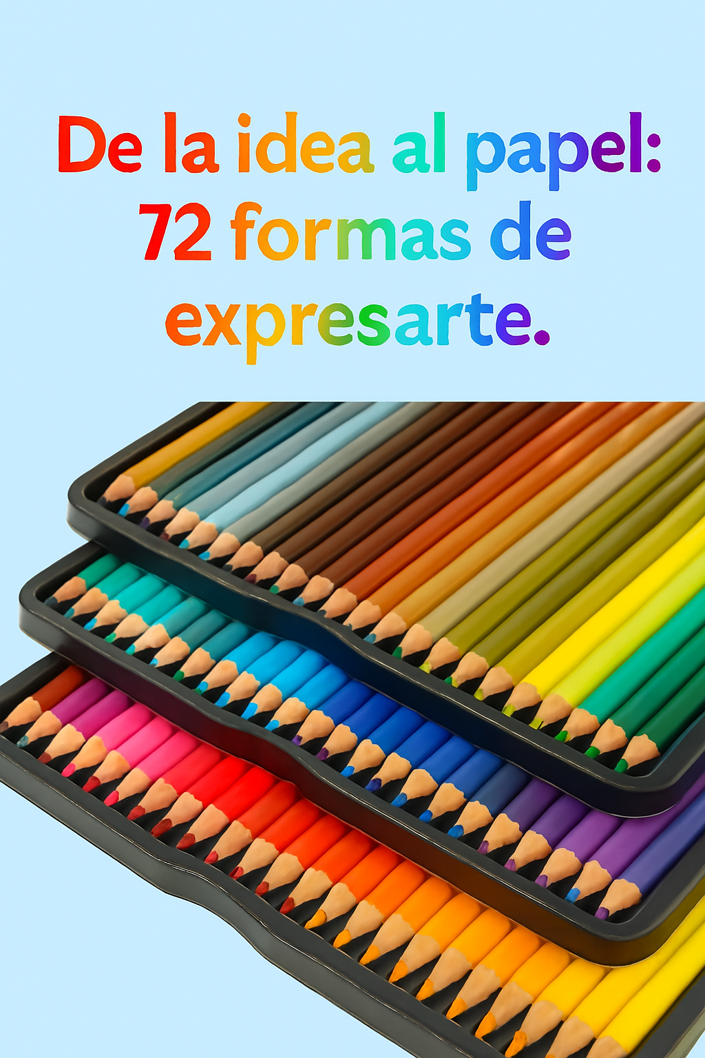 🎨CHROMATICA 72 : 72 lápices de colores