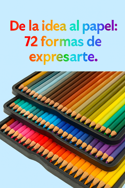 🎨CHROMATICA 72 : 72 lápices de colores