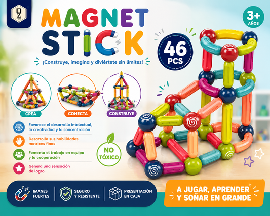 Set de Construcción Creativa – 46 Piezas