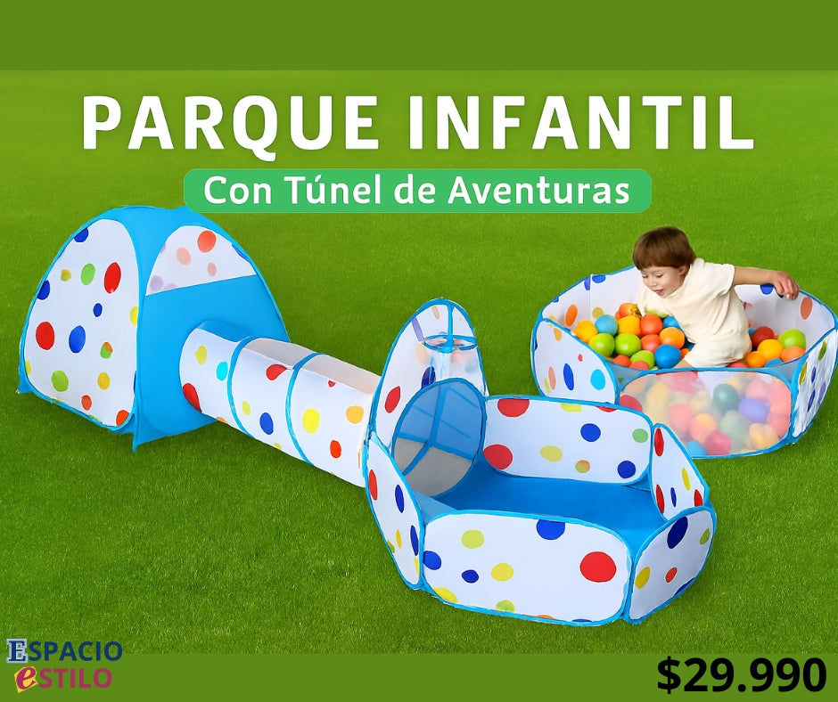 Parque Infantil Con Túnel