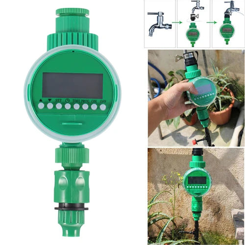 🌱 Temporizador de Riego Digital + Sistema de Micro Goteo