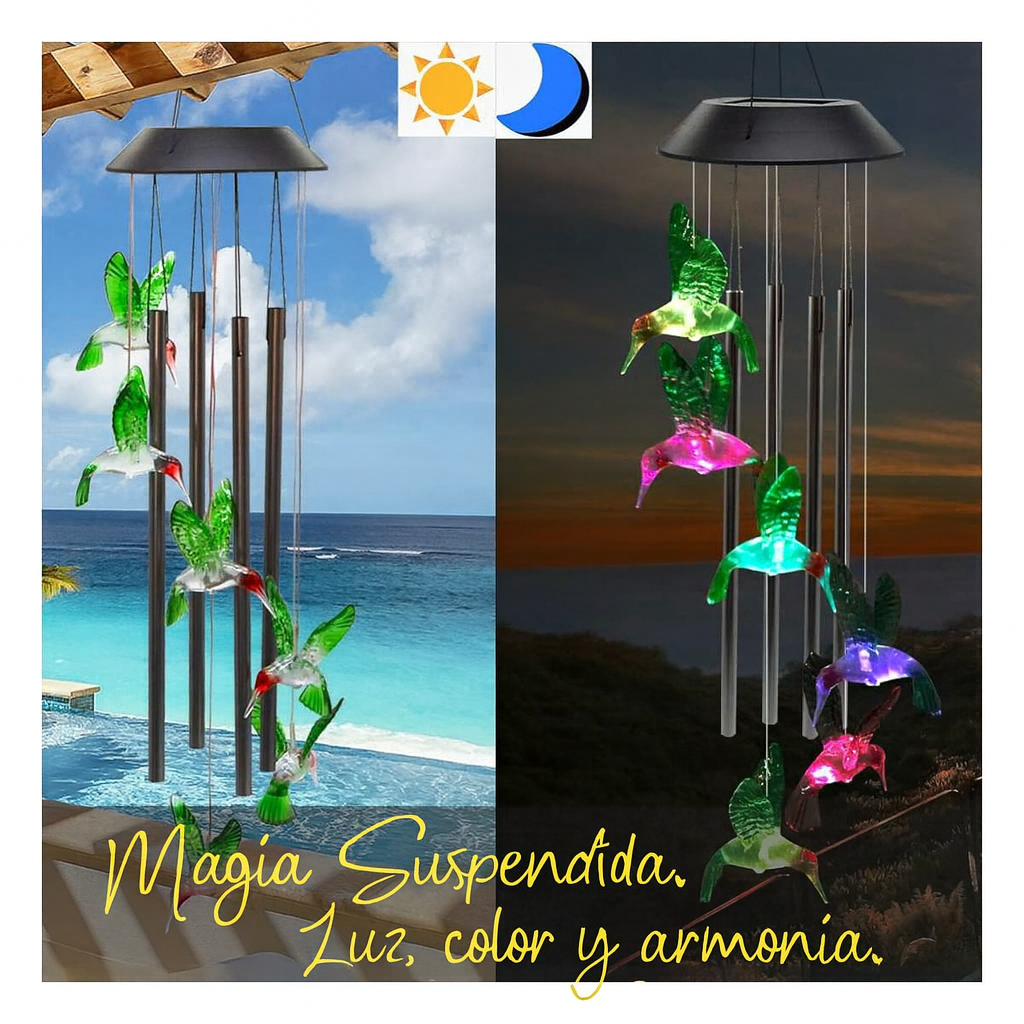 CAMPANILLAS DE VIENTO COLIBRÍ