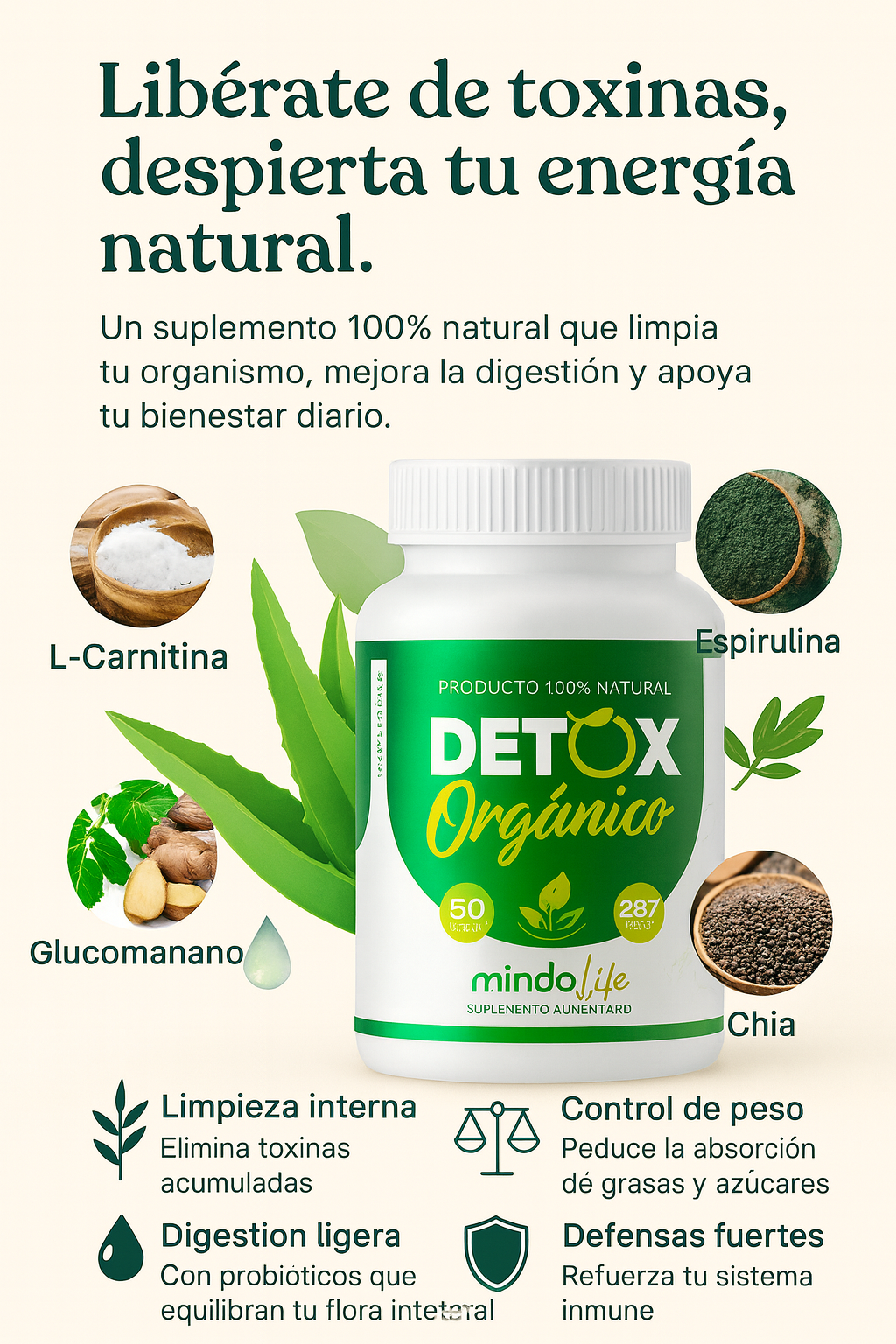 DETOX ORGANICO MindaLife®