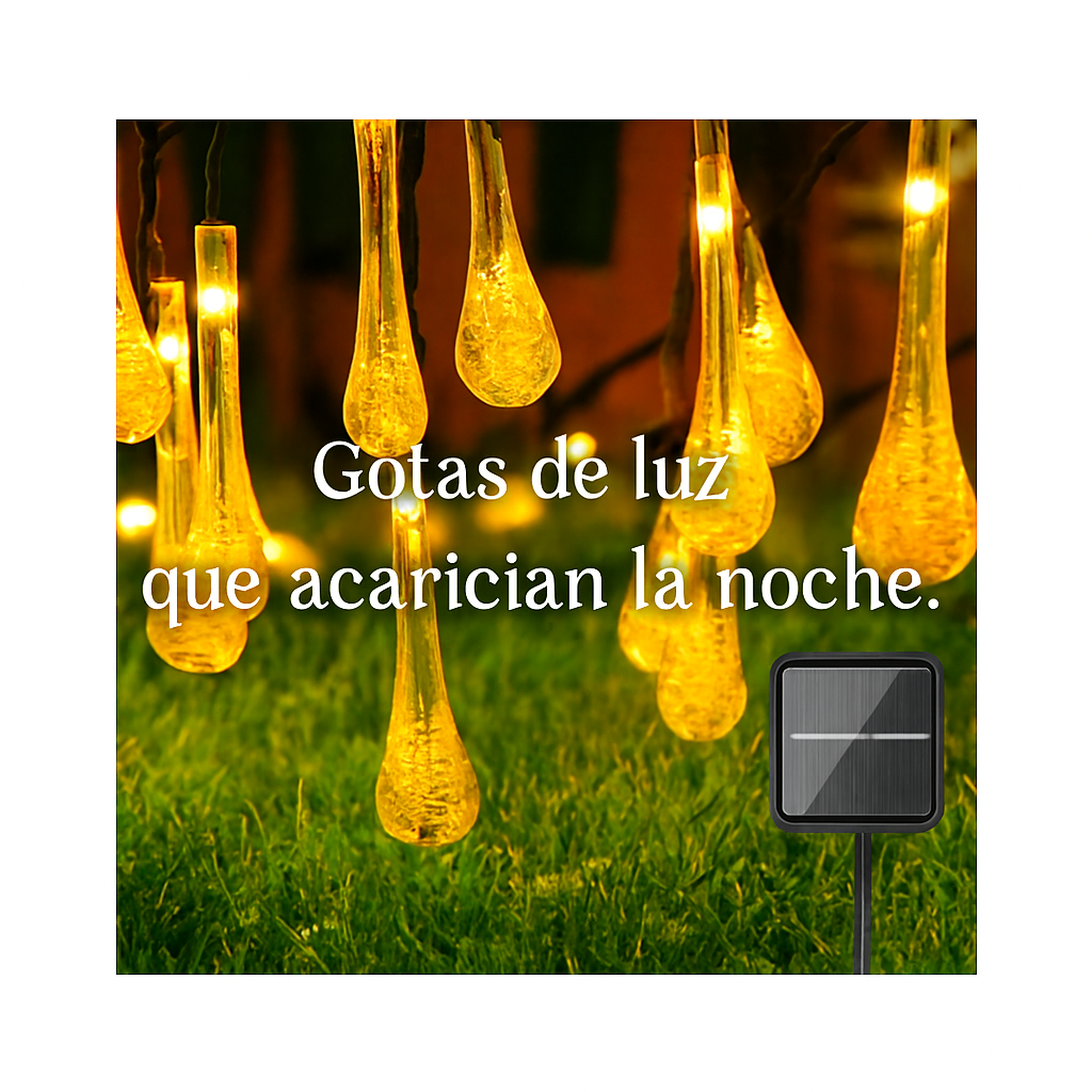 LUCES LED FORMA DE GOTA