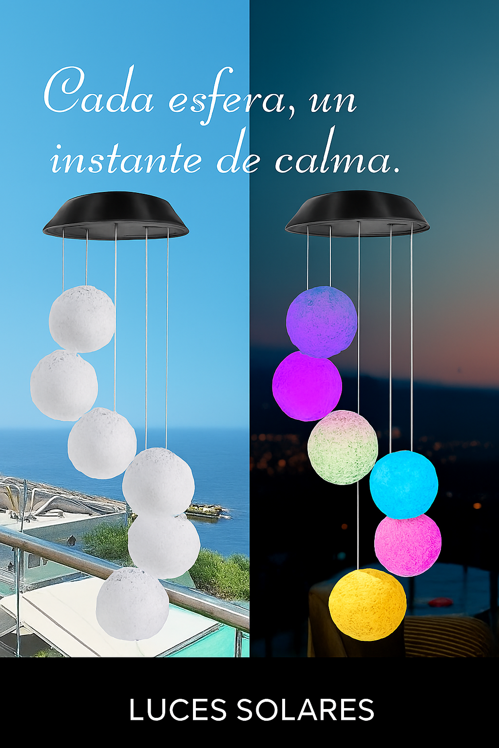 COLGANTE Bolitas SOLAR