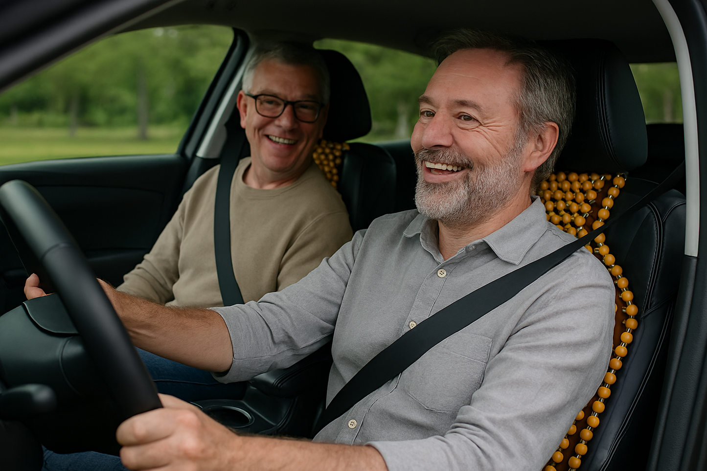 ErgoWood : Respaldo ergonómico para auto