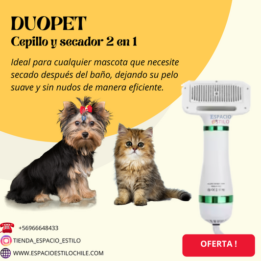 DuoPet®  Cepillo Y Secador