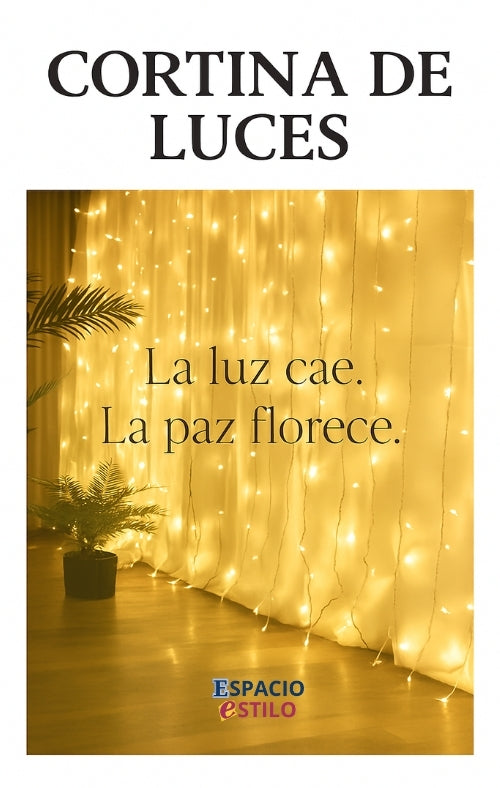 CORTINA DE LUCES  De 3x2 M