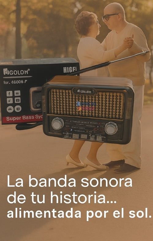 RADIO SOLAR VINTAGE GOLON®