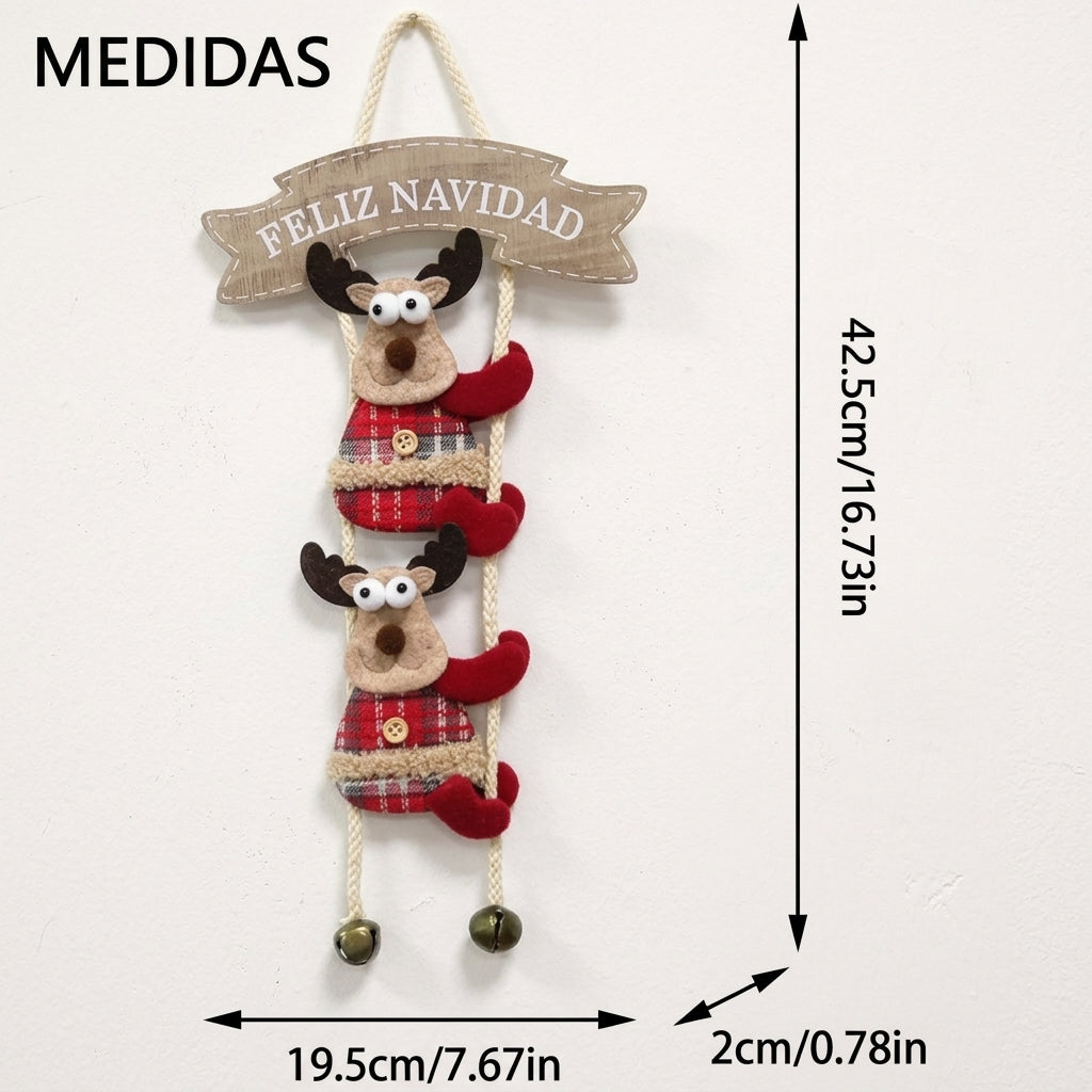 8 Adornos dobles colgante para Navidad