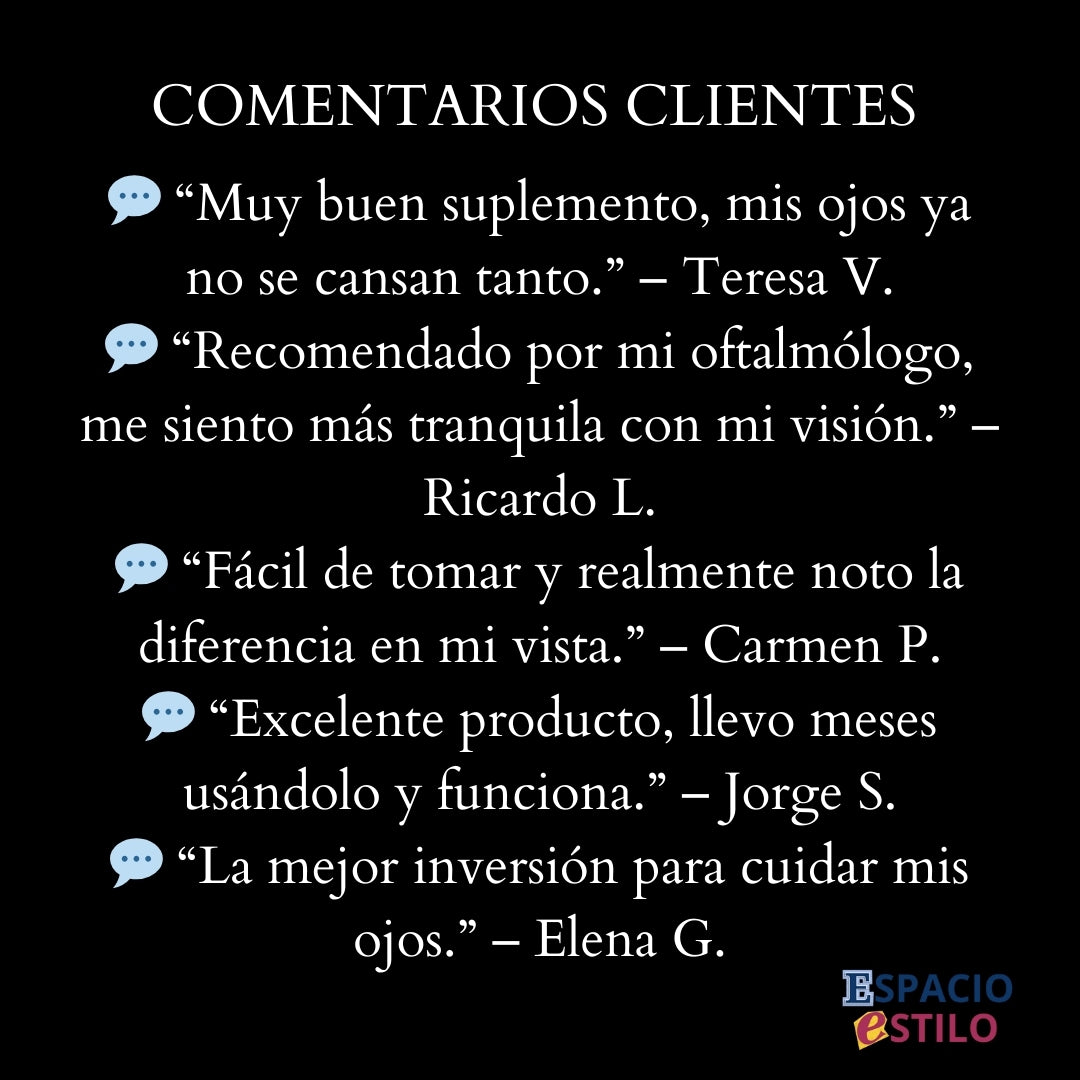 Suplemento para la salud de la vision PRESERVISION AREDS 2®