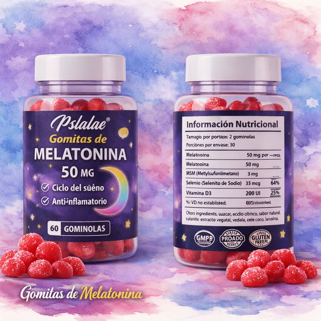 GOMITAS DE MELATONINA