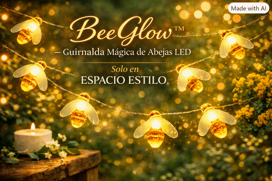 🐝✨ BeeGlow™ – Guirnalda Solar de Abejas LED