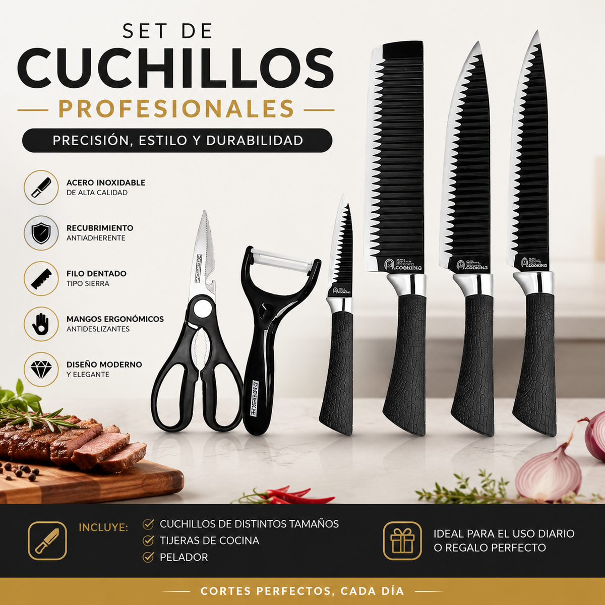 Set De Cuchillos Royalty Line®