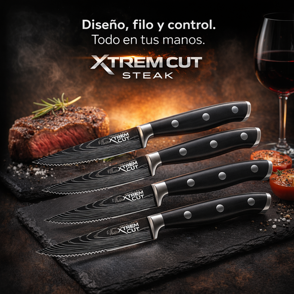 Xtrem Cut Steak Series Set Cuchillos x 4