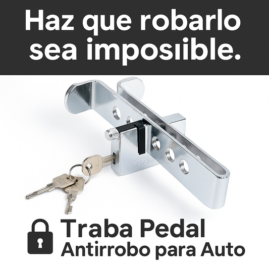 🔒 Traba Pedal Antirrobo para Auto