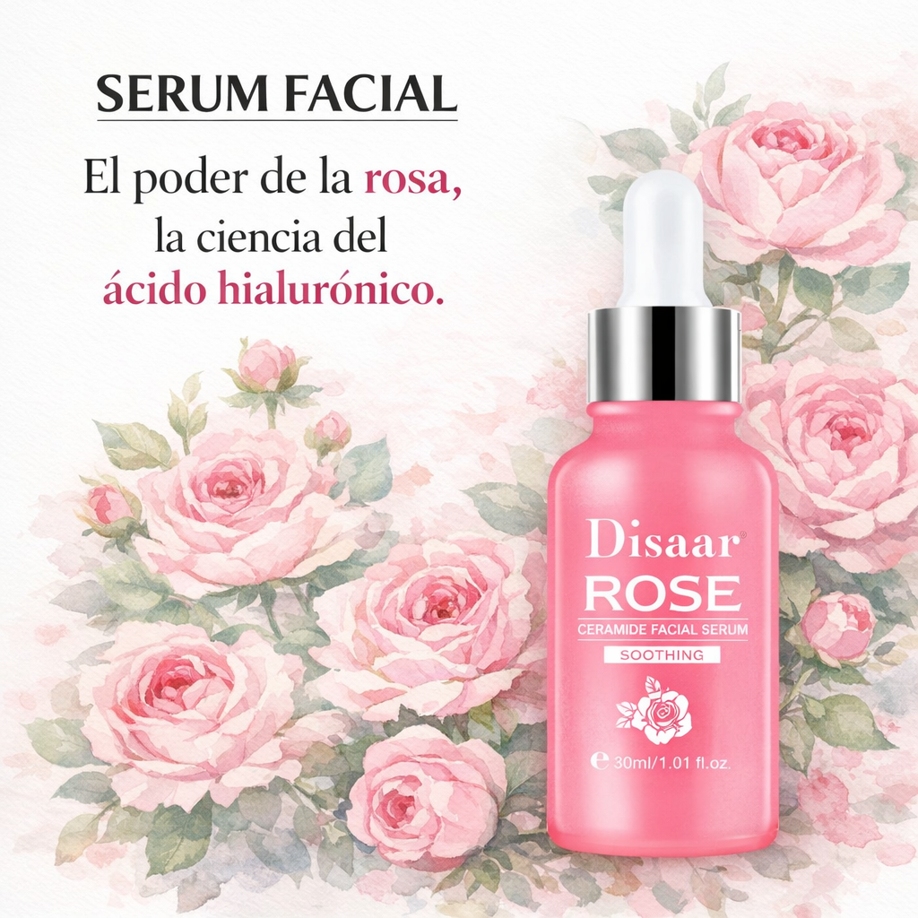 SERUM DE ROSAS CON ACIDO HIALURÓNICO