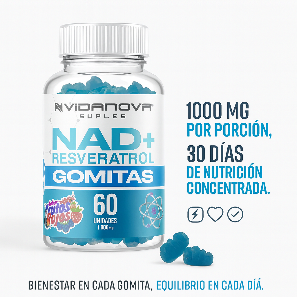 GOMITAS Nad + Resveratrol