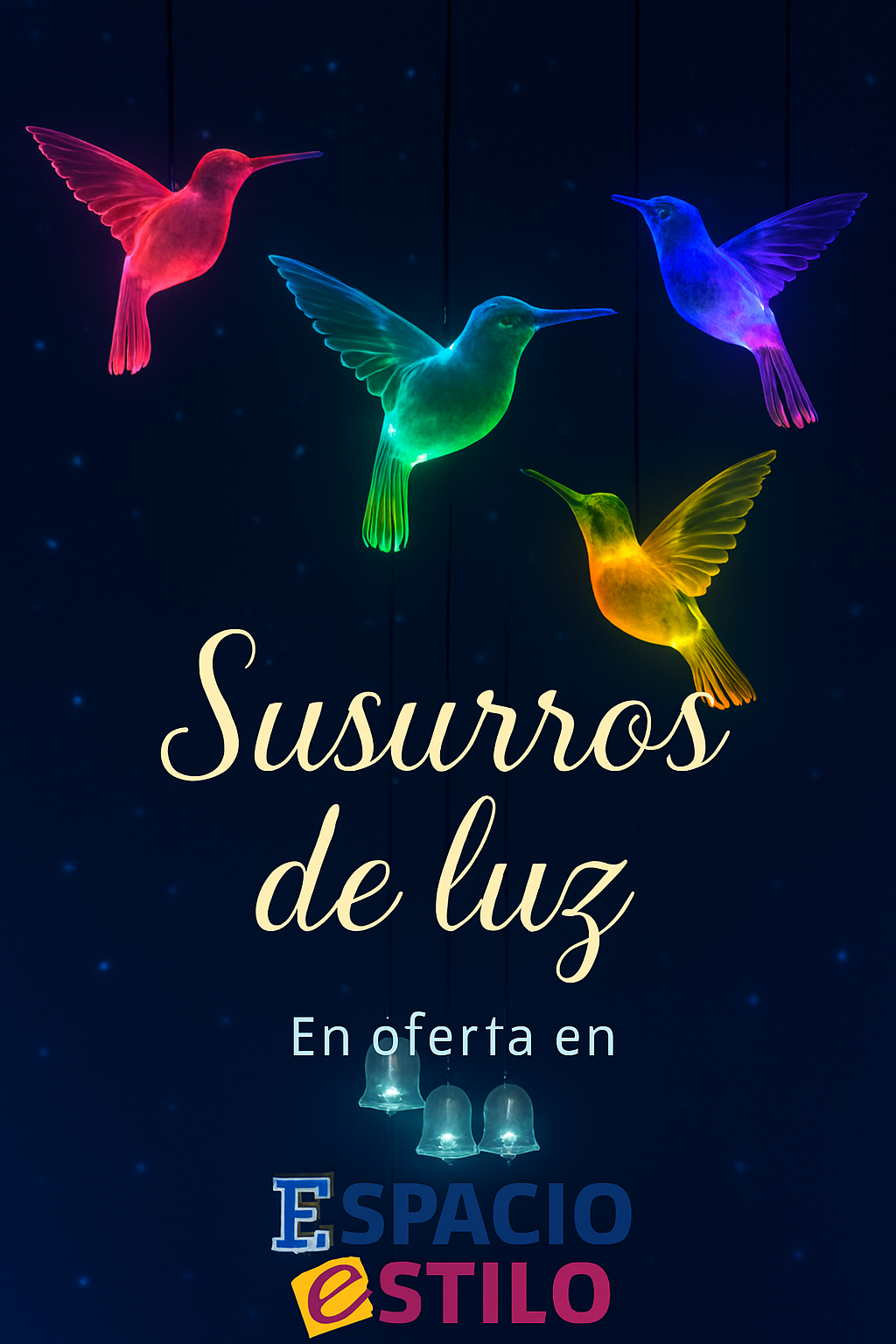 COLGANTE COLIBRÍ luces LED®