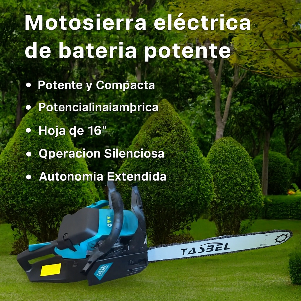 🌿 Motosierra Eléctrica TASBEL