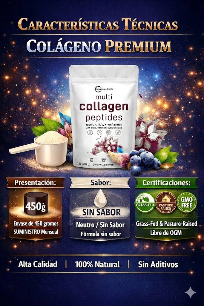 MULTI Péptidos de colágeno PREMIUM