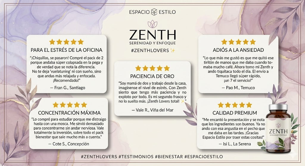 ZENTH: Calma Y Estrés | Ashwagandha + Magnesio