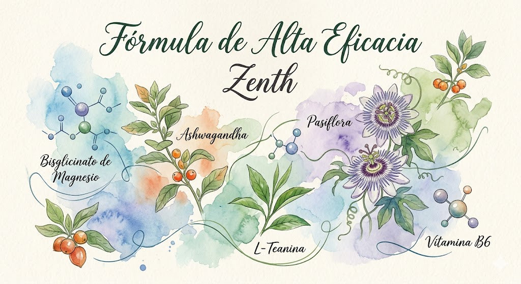 ZENTH: Calma Y Estrés | Ashwagandha + Magnesio