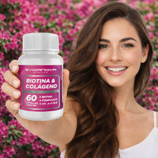 BIOTINA + COLÁGENO 1000MG