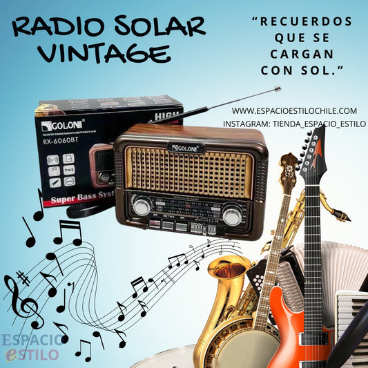 RADIO SOLAR VINTAGE GOLON®