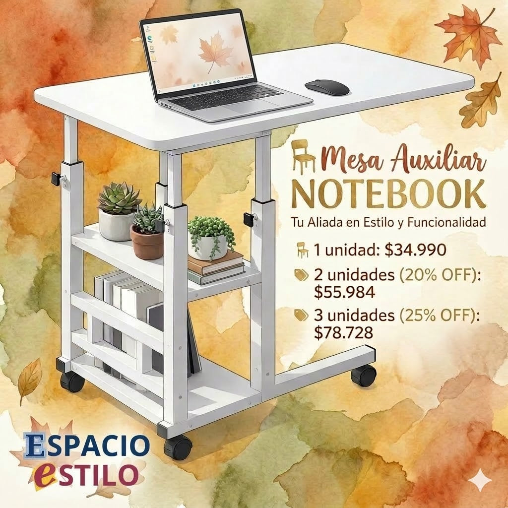 Mesa auxiliar NOTEBOOK