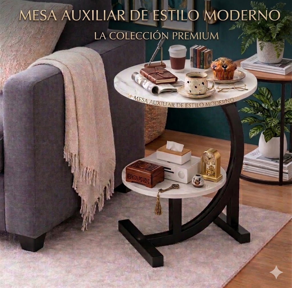 ✨ MESA AUXILIAR DE ESTILO MODERNO ✨