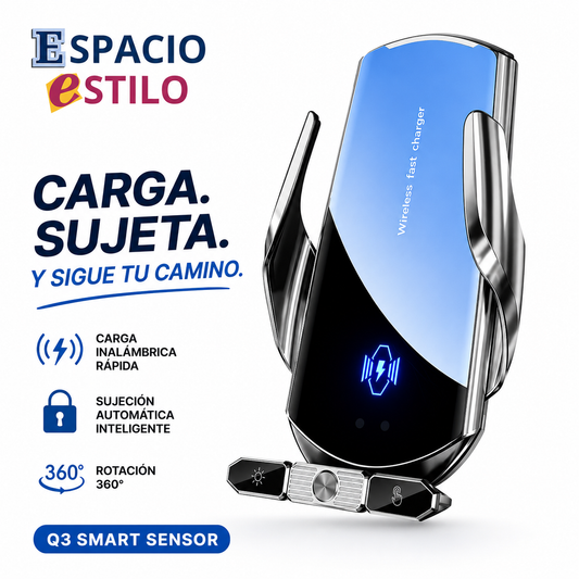 Soporte  Con Cargador Inalámbr Q3 sensor
