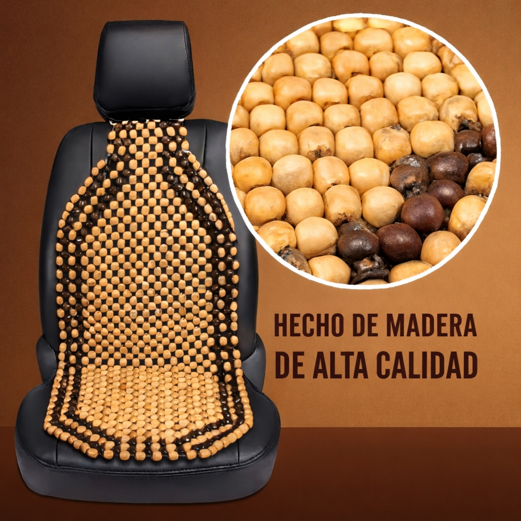 ErgoWood : Respaldo ergonómico para auto