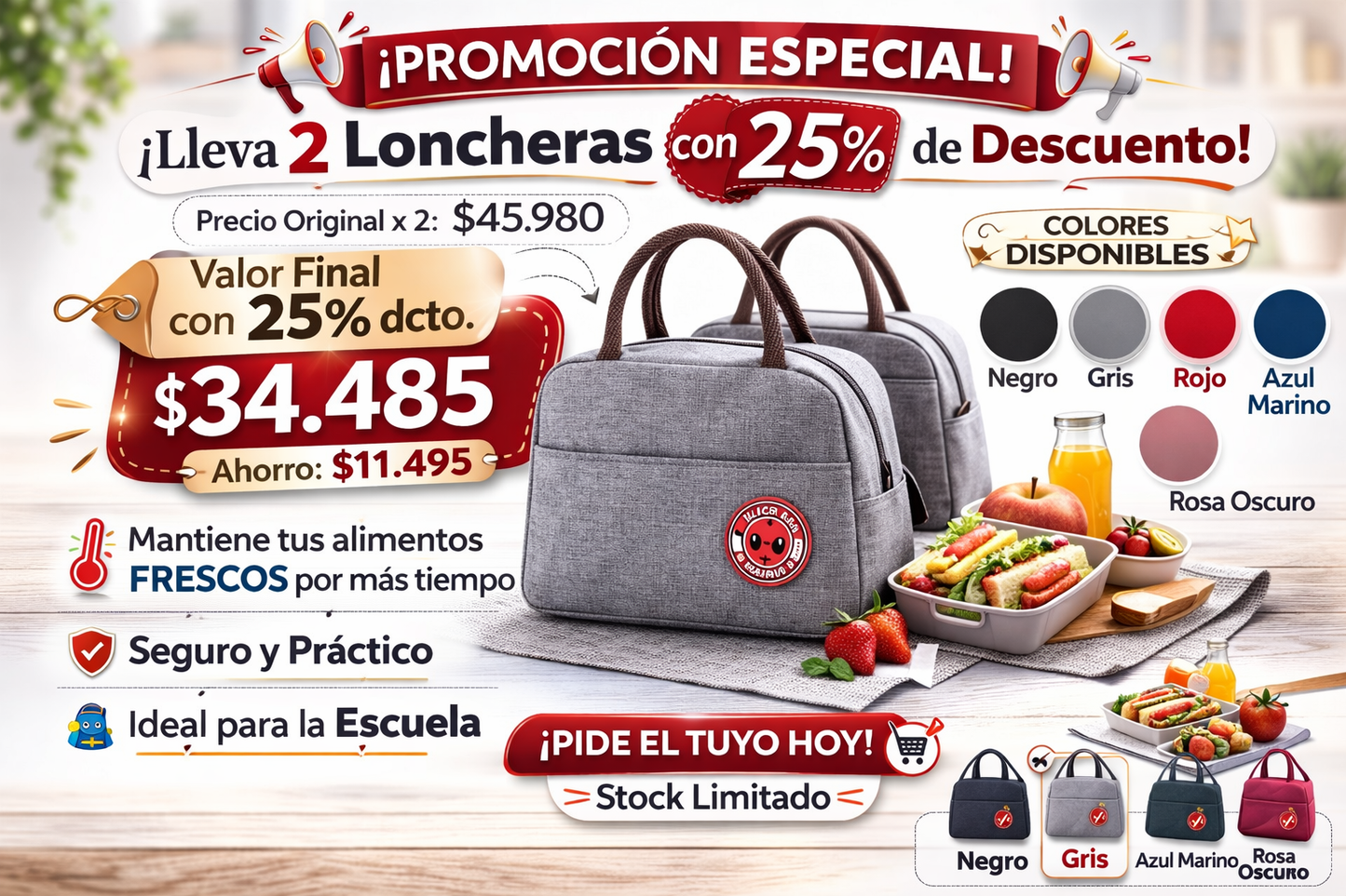 Lonchera Térmica Premium