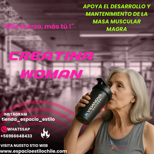 Creatina WOMAN Monohidratada VIDANOVA® 300g